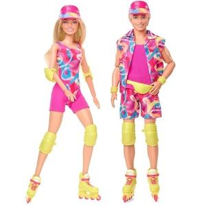 Barbie The Movie in Line Skating Doll Bundle - Barbie and Ken